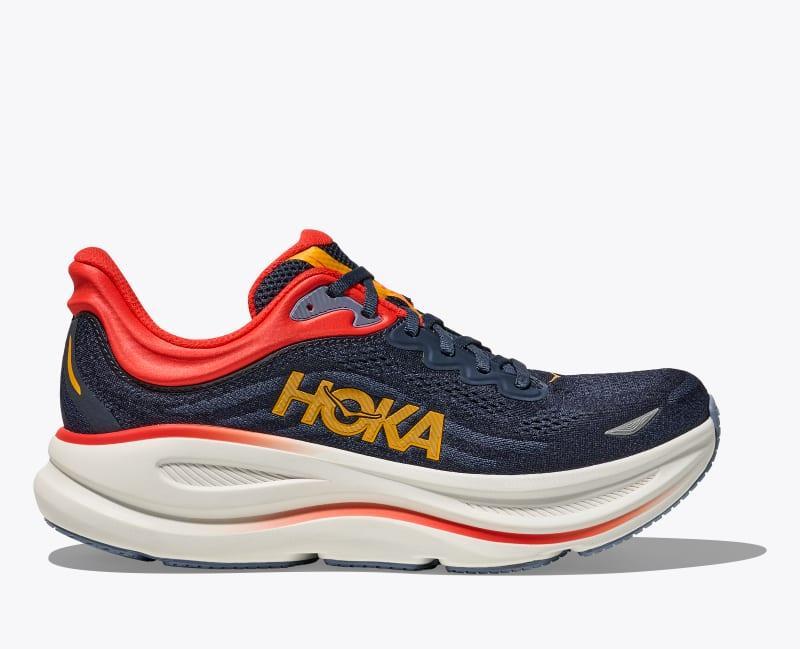 HOKA Men's Bondi 9 Shoes in Galactic Grey/Stellar Grey, Size 15 Product Image