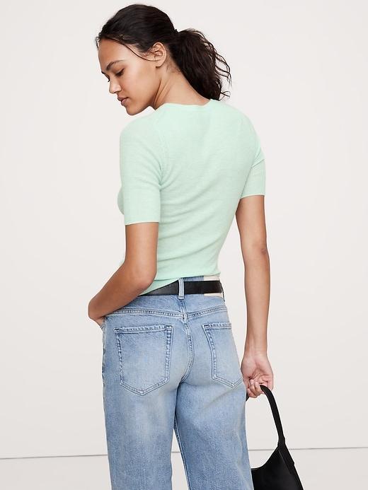 Featherweight Cashmere Scoop-Neck Sweater Product Image