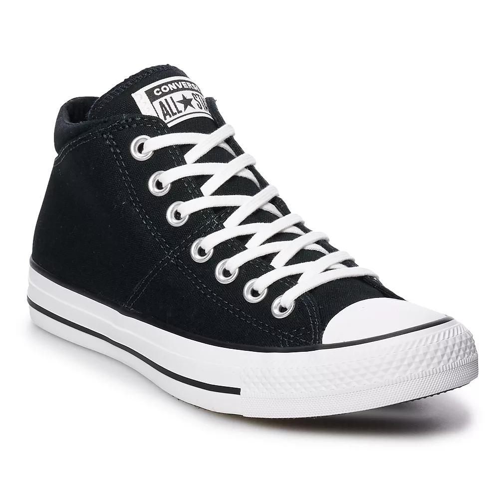 Women's Converse Chuck Taylor All Star Madison Mid Sneakers, Size: 10, Black White Product Image