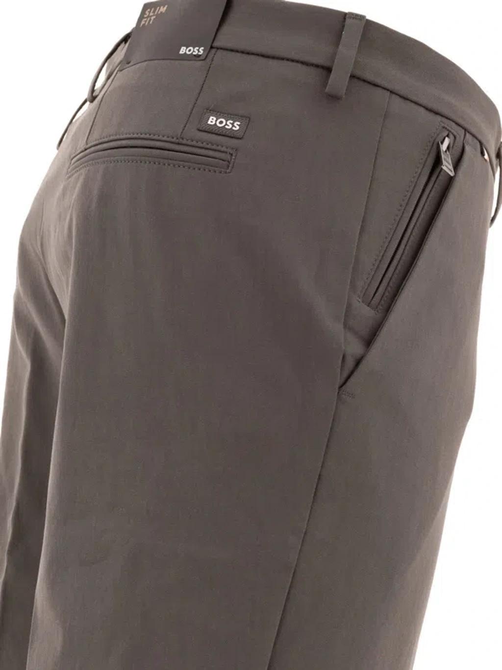 HUGO BOSS Kaito Trousers In Grey Product Image