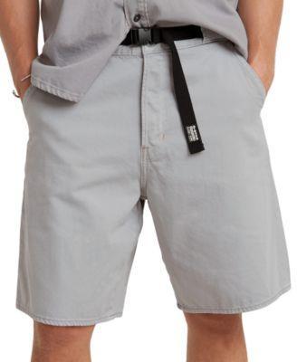 Mens Travail Belted Denim Shorts Product Image