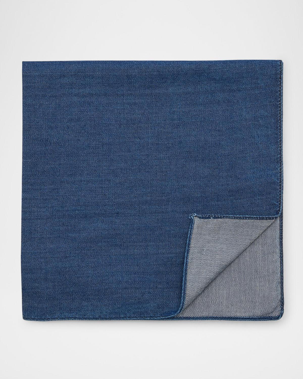 Mens Denim Pocket Square Product Image