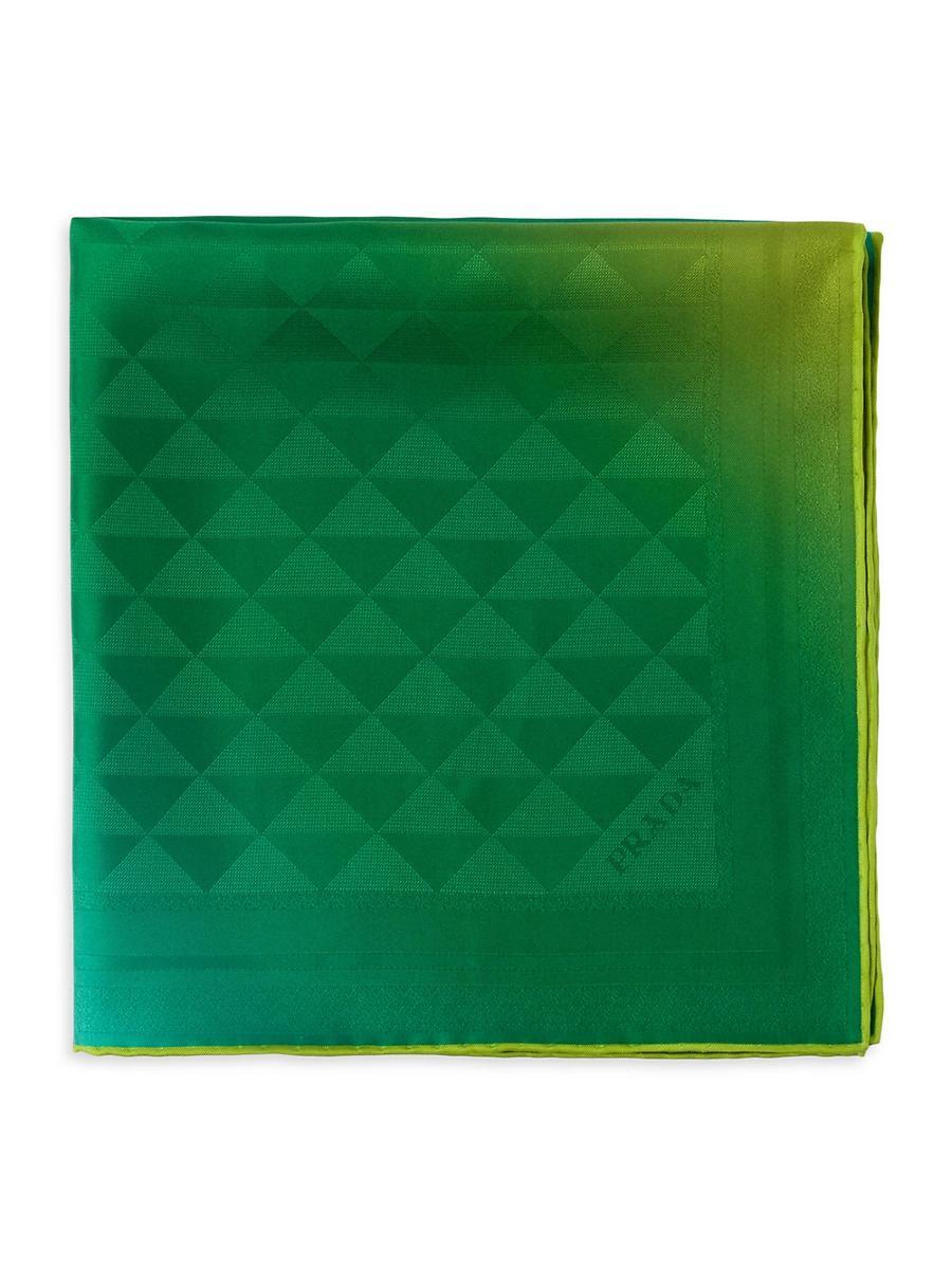 Womens Printed Silk Twill Scarf Product Image