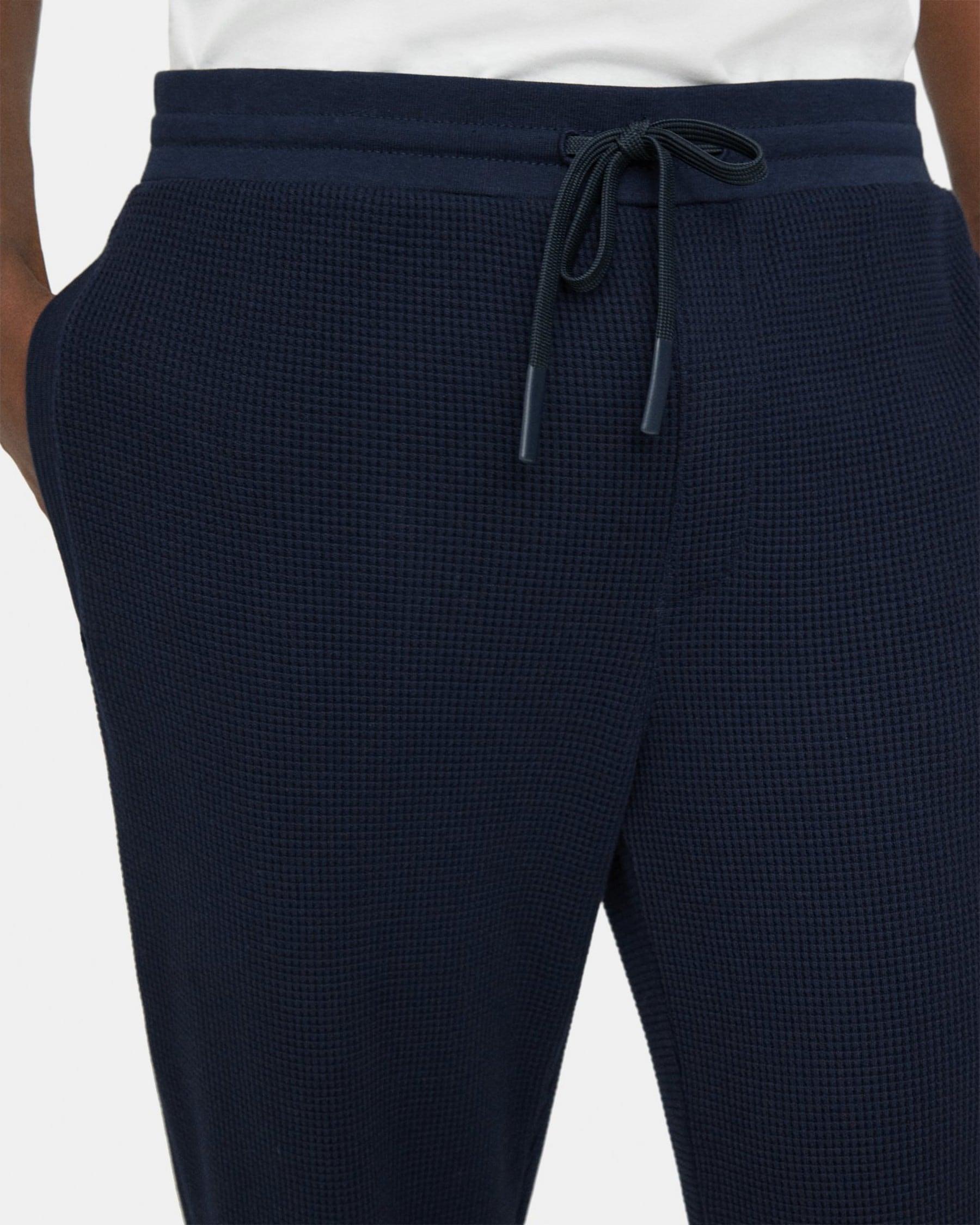 Jogger in Cotton Waffle Knit Product Image