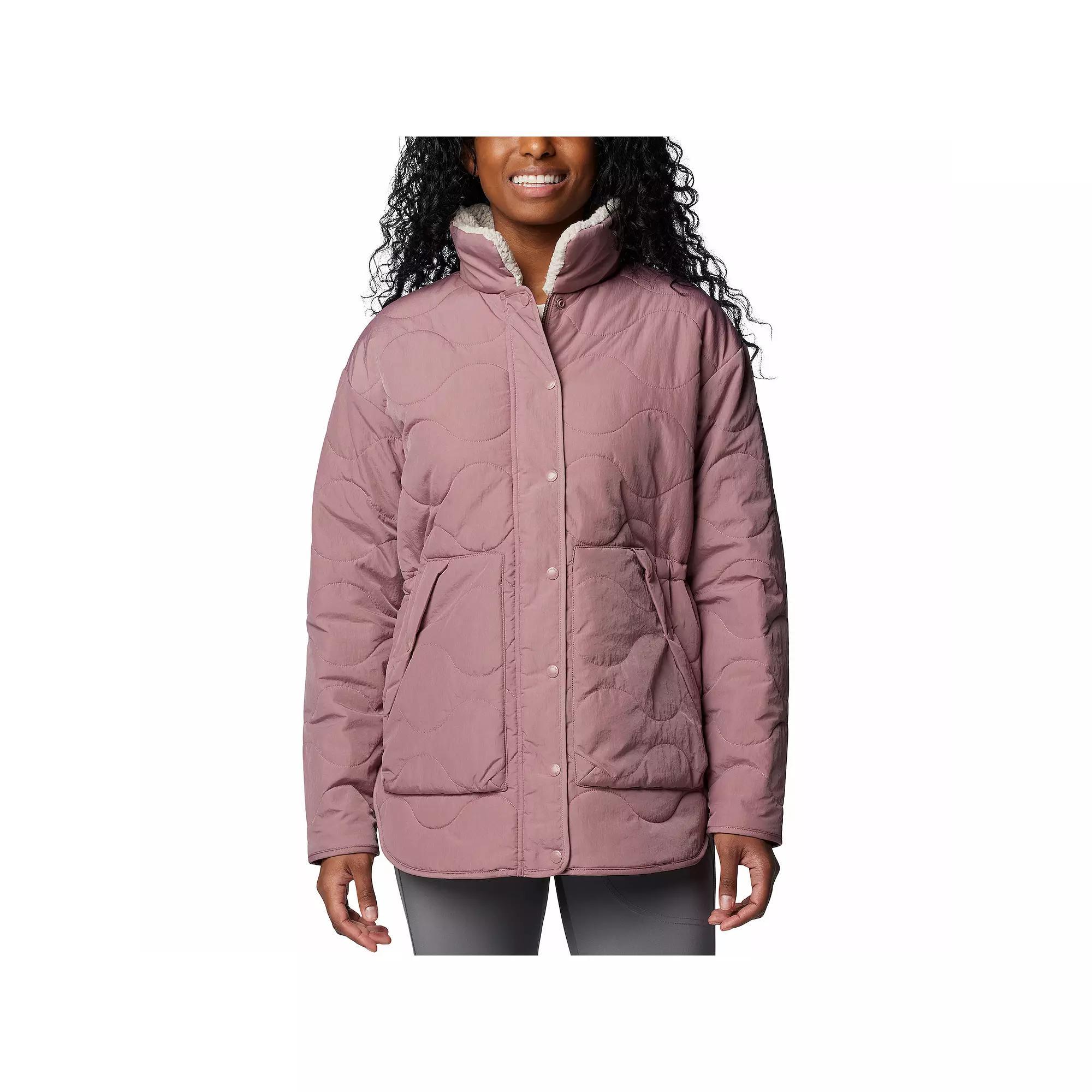 Women's Columbia Birchwood™ II Quilted Jacket, Size: XXL, Dark Grey Product Image
