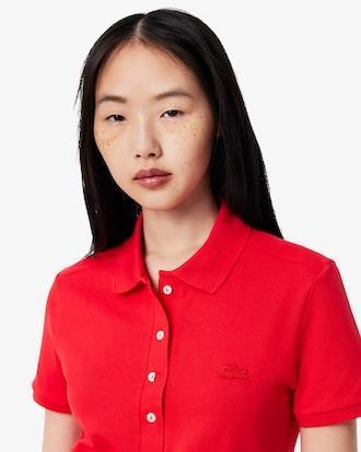 Slim Fit Stretch Piqué Polo Dress Product Image