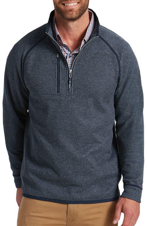 Cutter & Buck Mens Big and Tall Mainsail Half Zip Sweater Product Image