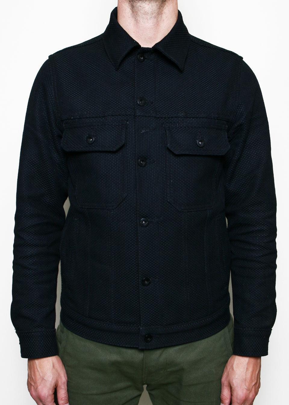 Cruiser Jacket // 15oz Stealth Sashiko Product Image