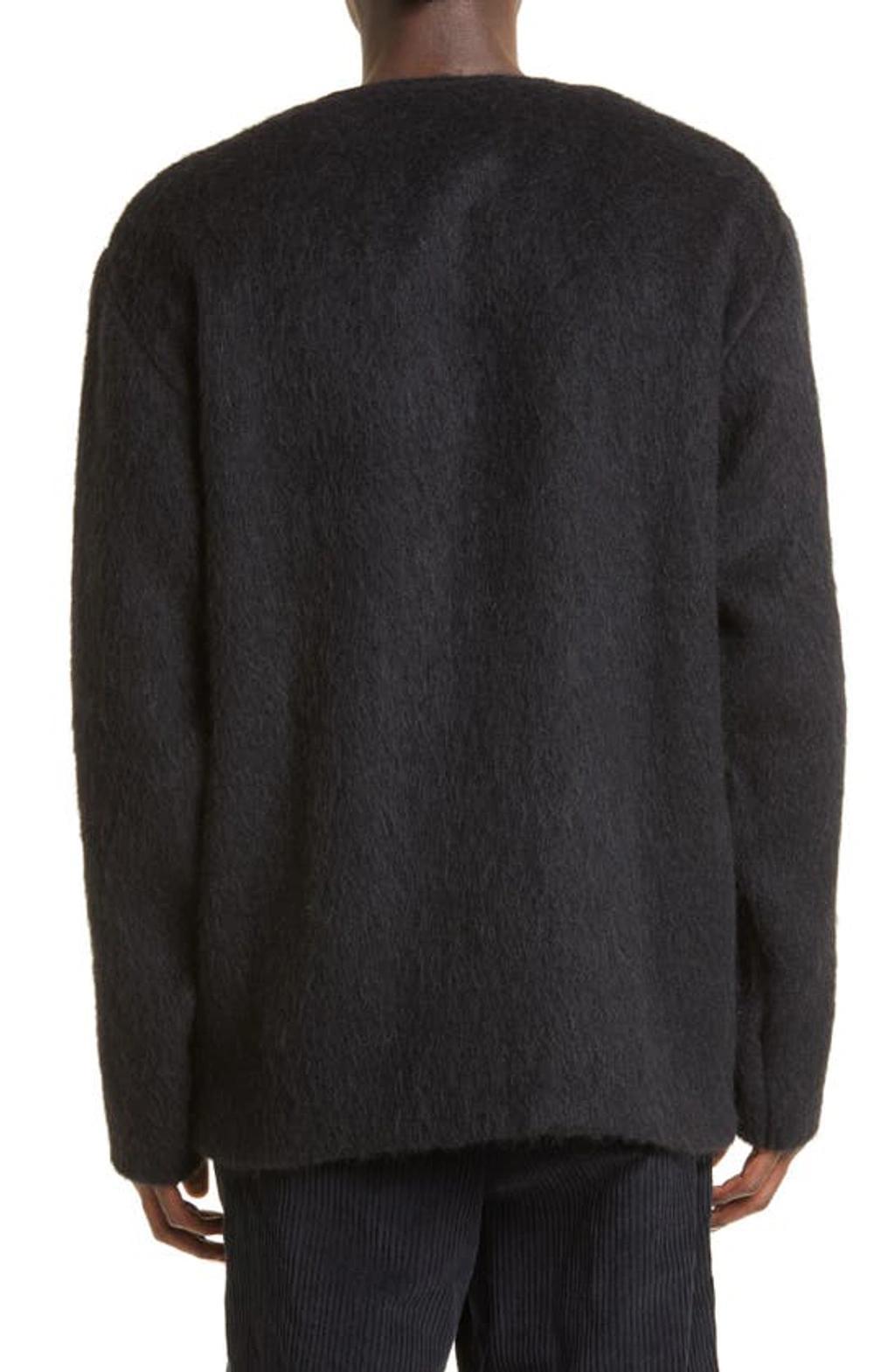 OUR LEGACY Black Brushed Wool Cardigan Product Image