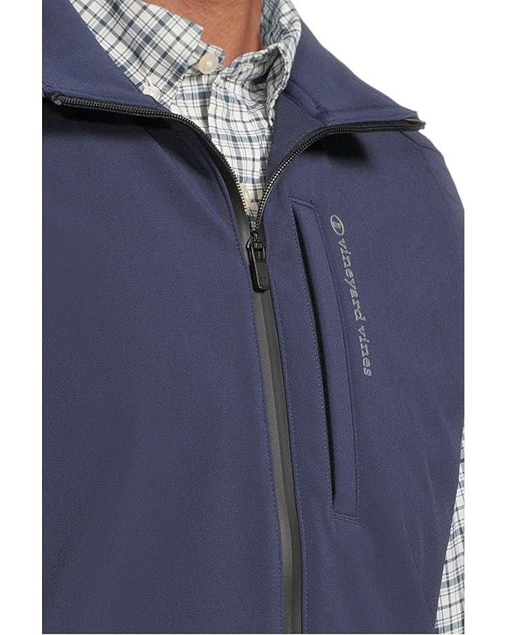 Mesh-Knit Cotton Full-Zip Sweater Vest Product Image
