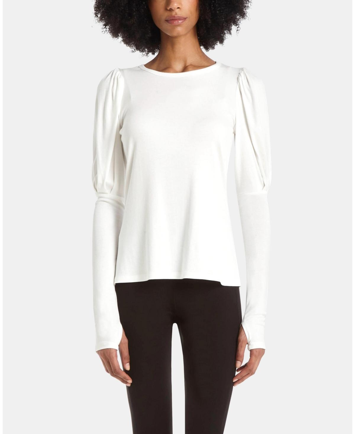 Womens Athena Puff-Sleeve T-Shirt Product Image