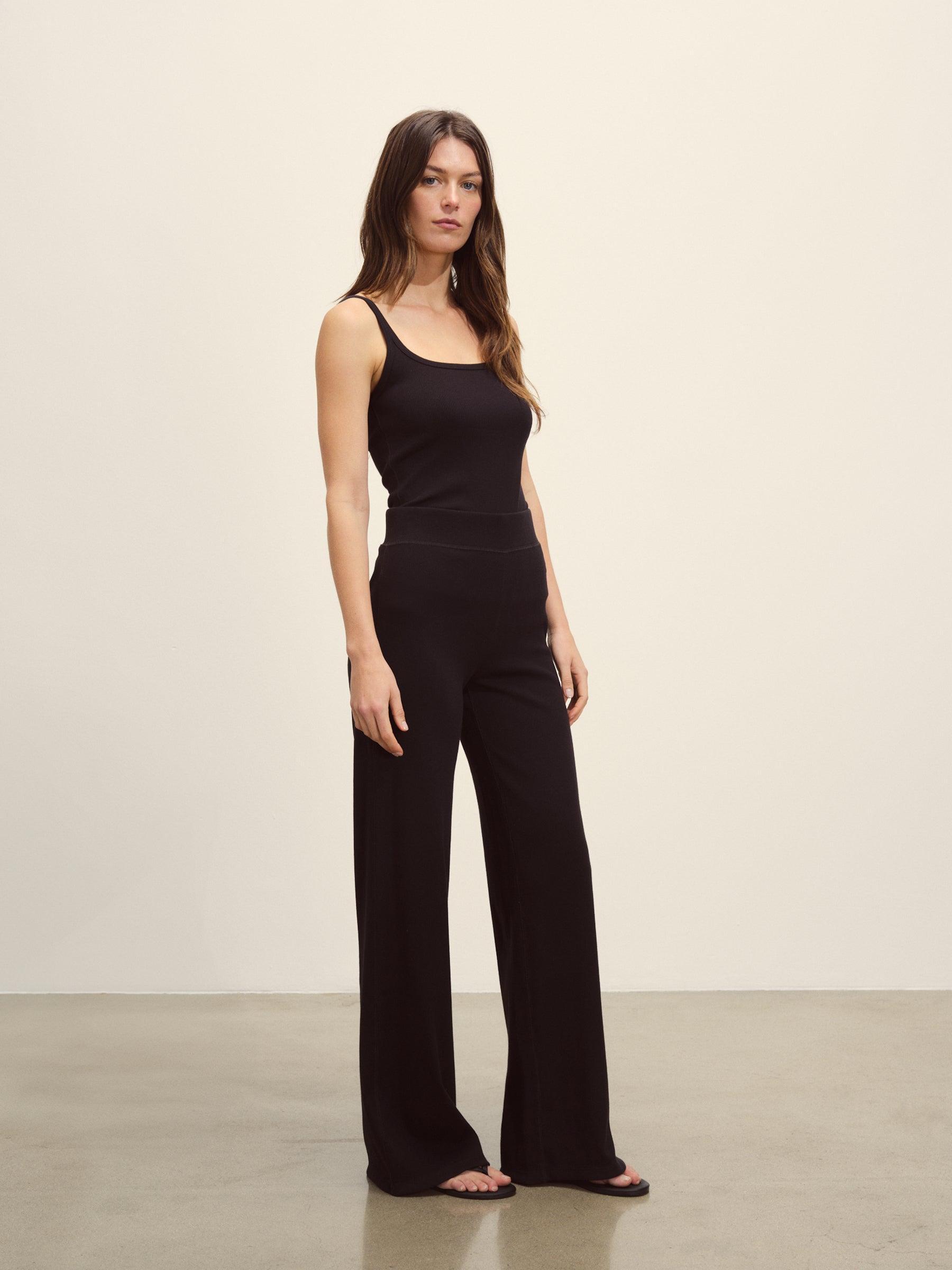 Black Surplus Rib Weekender Pant Product Image
