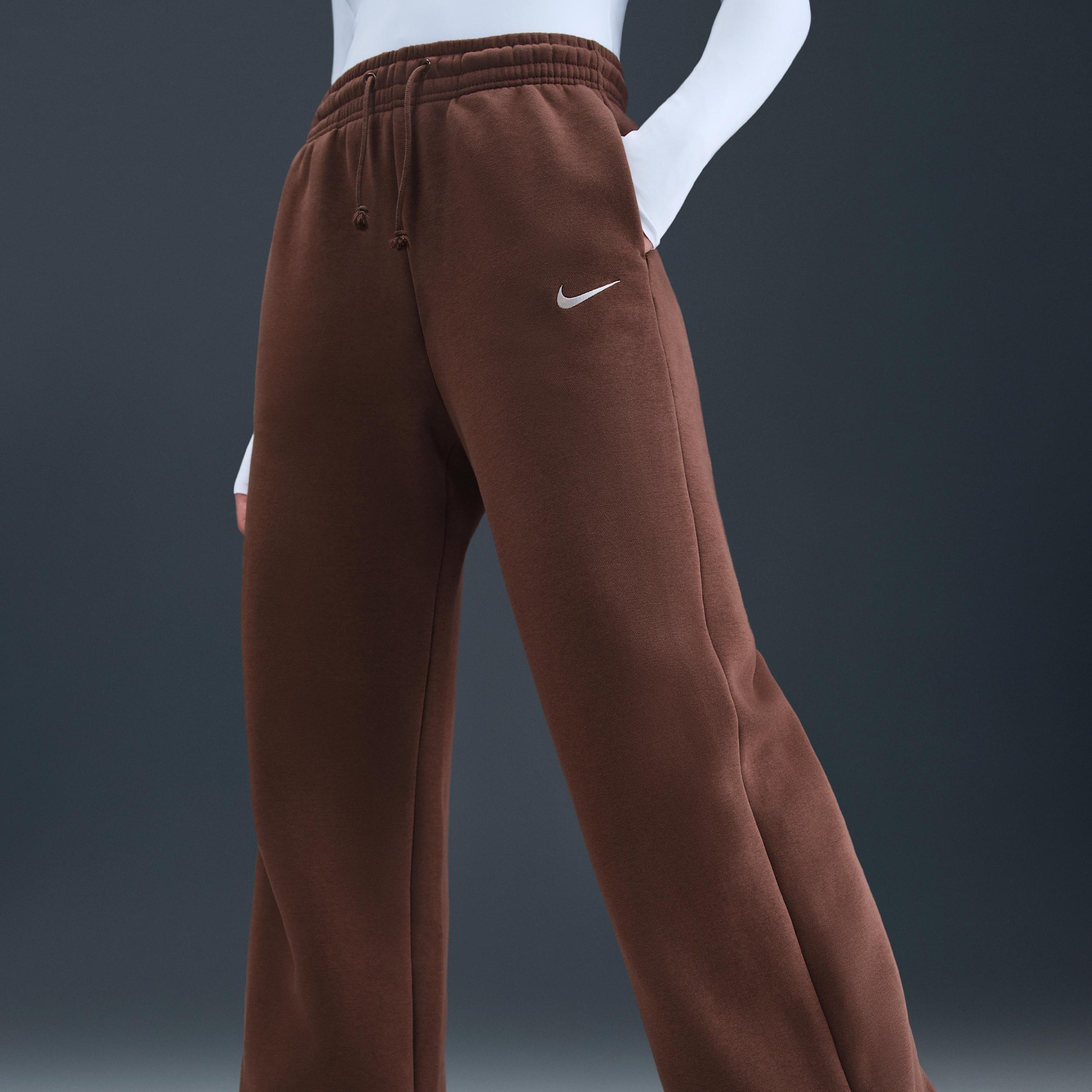 Women's Nike Sportswear Phoenix Fleece High-Waisted Wide-Leg Pants Product Image