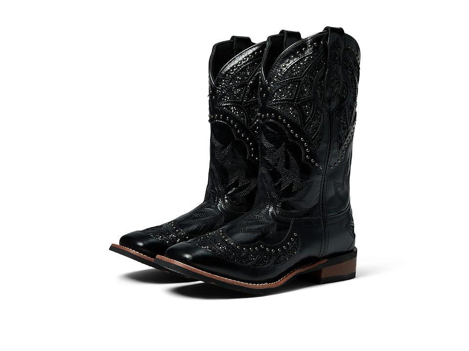 Laredo Eternity Women's Leather Cowboy Boots, Size: 8.5, Black Product Image