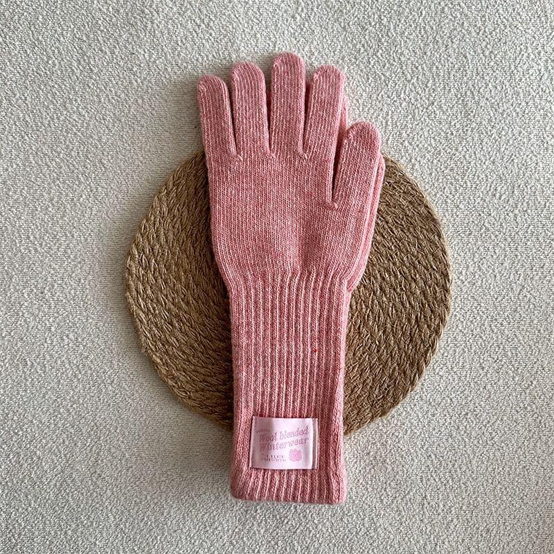 Plain Knit Gloves Product Image