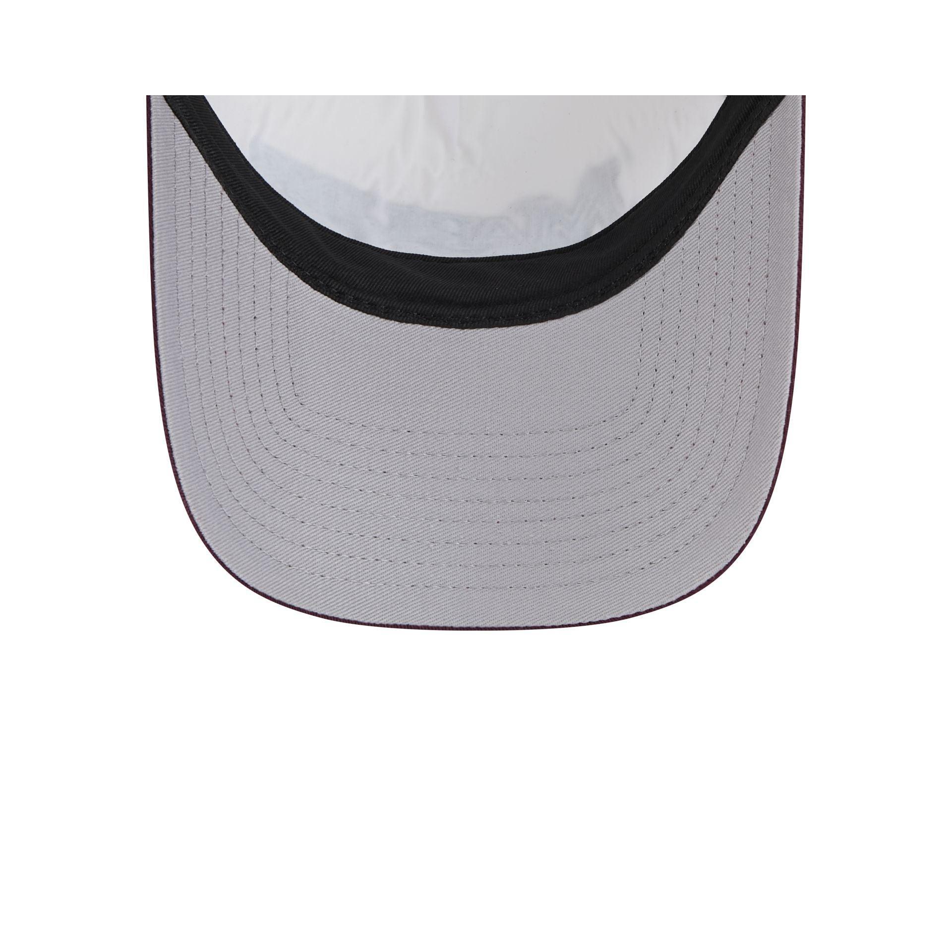 Miami Marlins Optic White 9FORTY A-Frame Snapback Hat Male Product Image