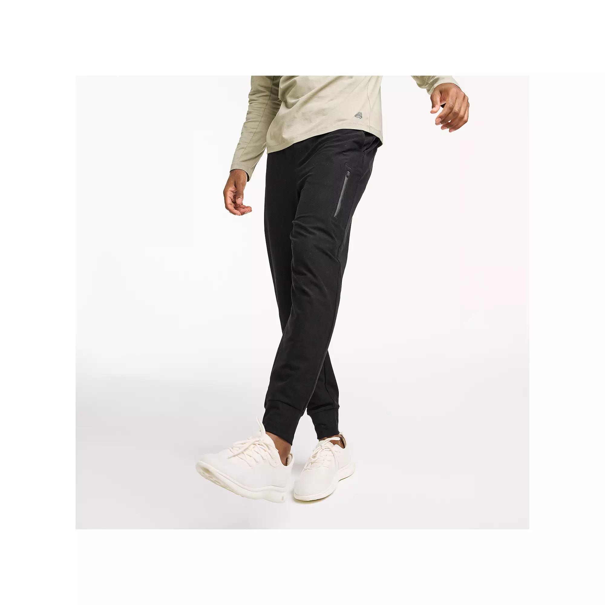 Men's FLX Luxury Soft Wander Joggers, Size: Large, Mineral Black Product Image