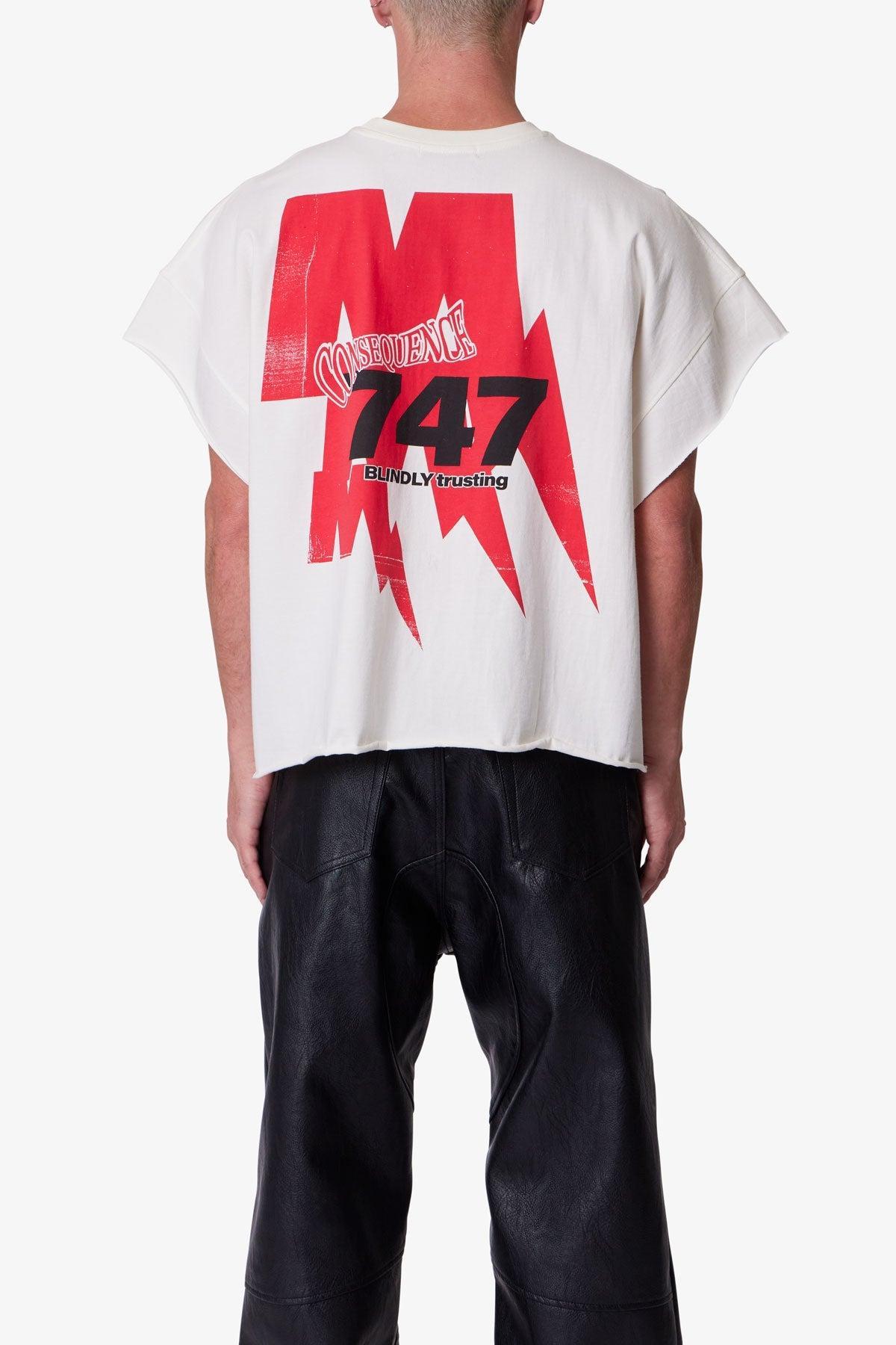 Grim Cutoff Tee - Off White Product Image