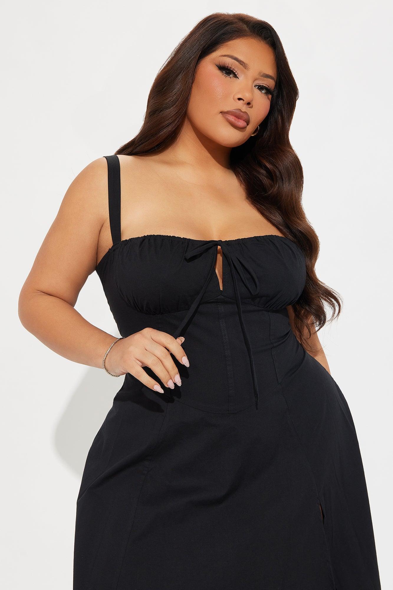 Juniper Midi Dress - Black Product Image