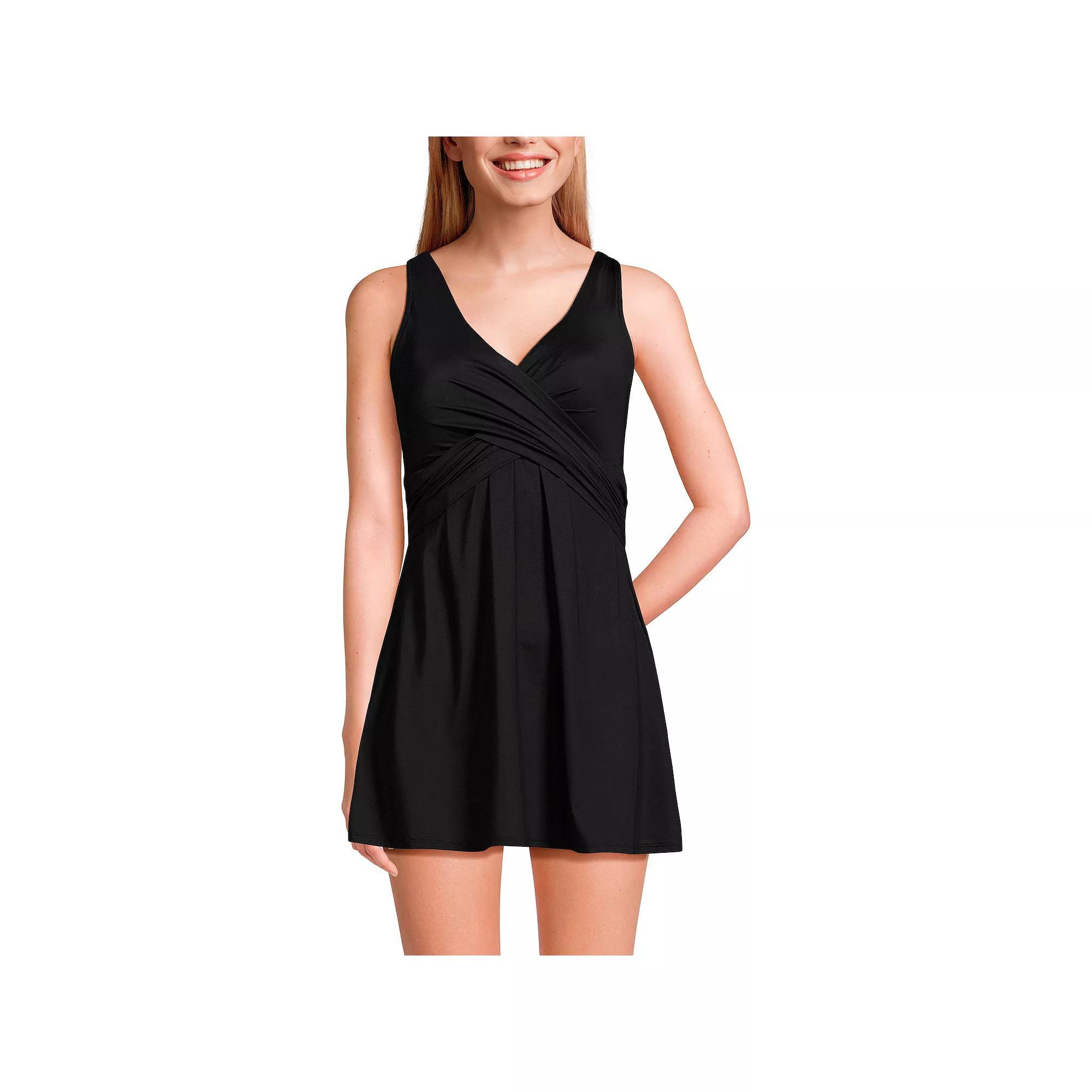 Womens Lands End One-Piece Swim Dress Product Image