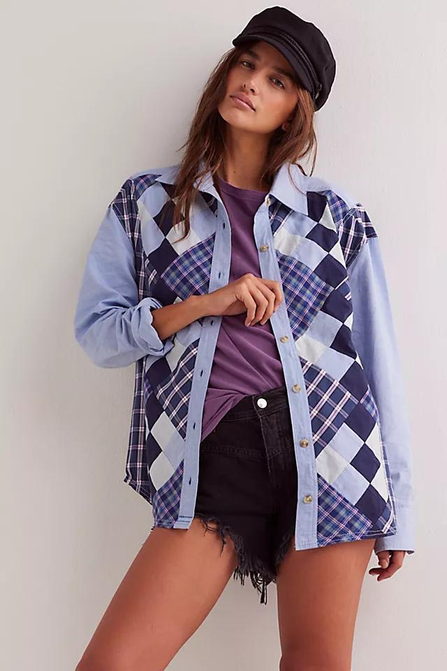 We The Free Argyle Plaid Shirt Product Image