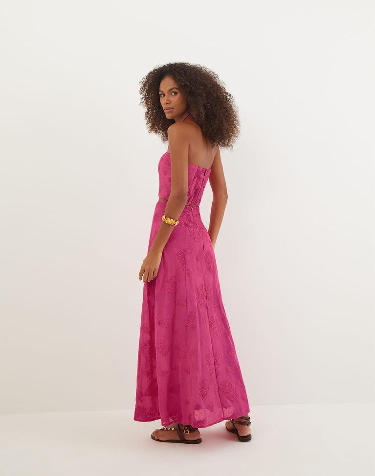 Jordana Long Skirt - Orchid Product Image