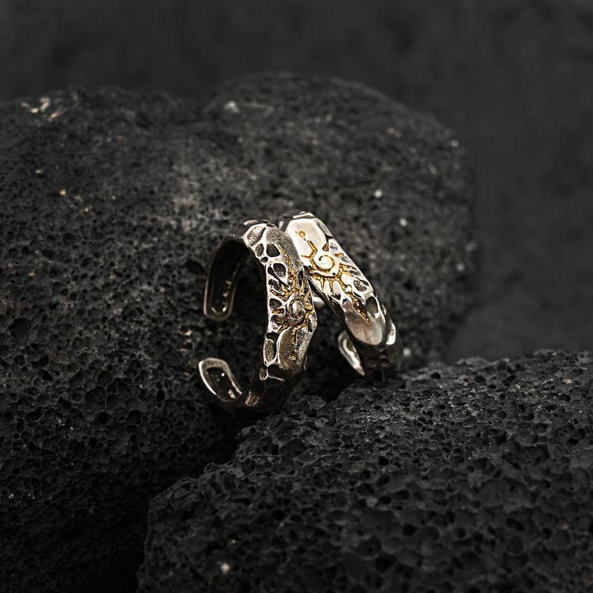 Metal Sun Open Ring Product Image