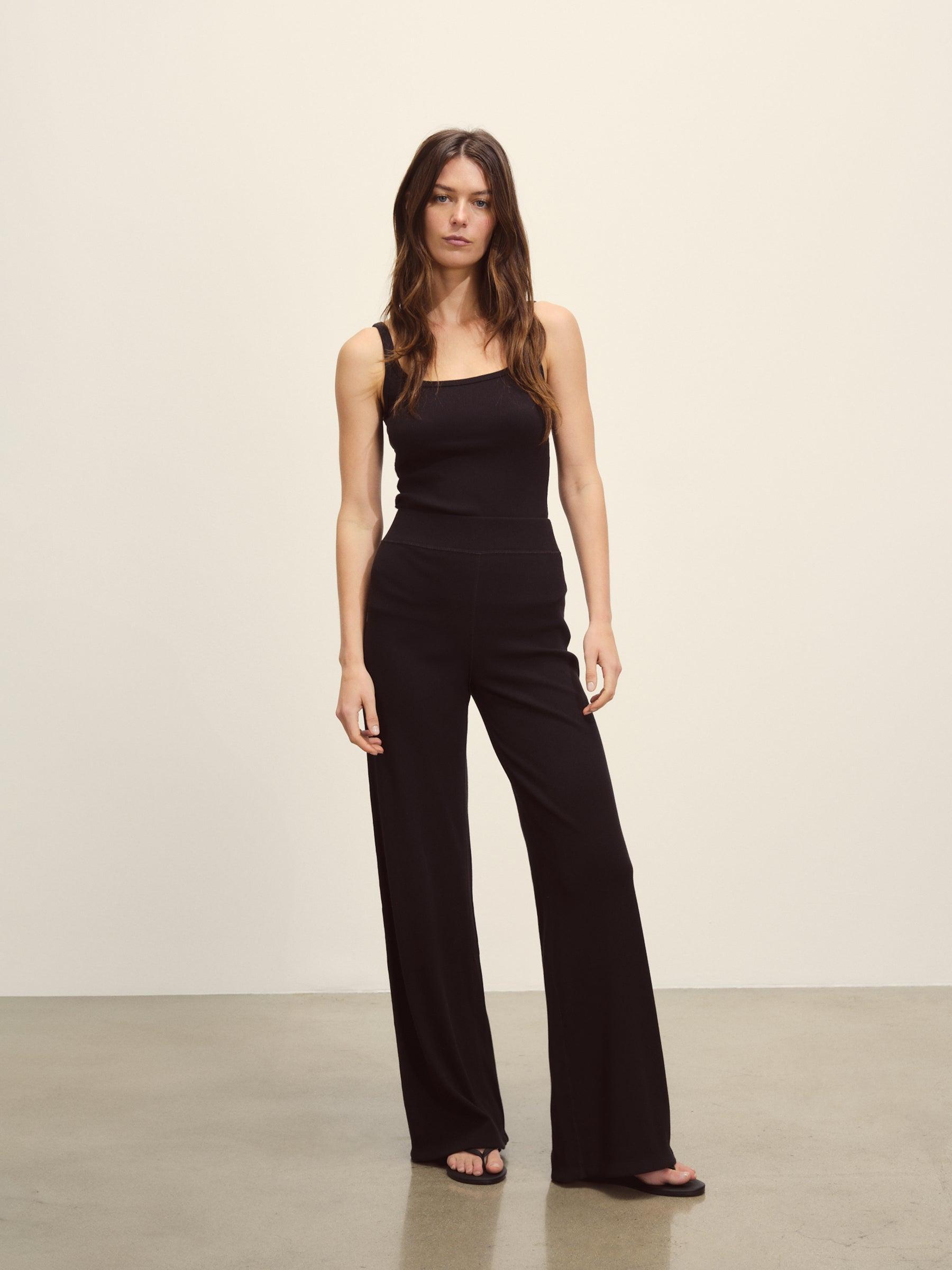 Black Surplus Rib Weekender Pant Product Image