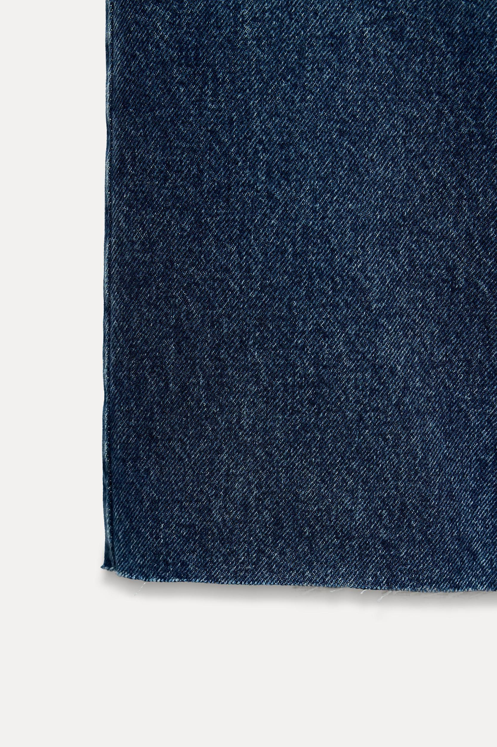Z1975 DENIM STRAIGHT CUT JEANS WITH A HIGH WAIST Product Image