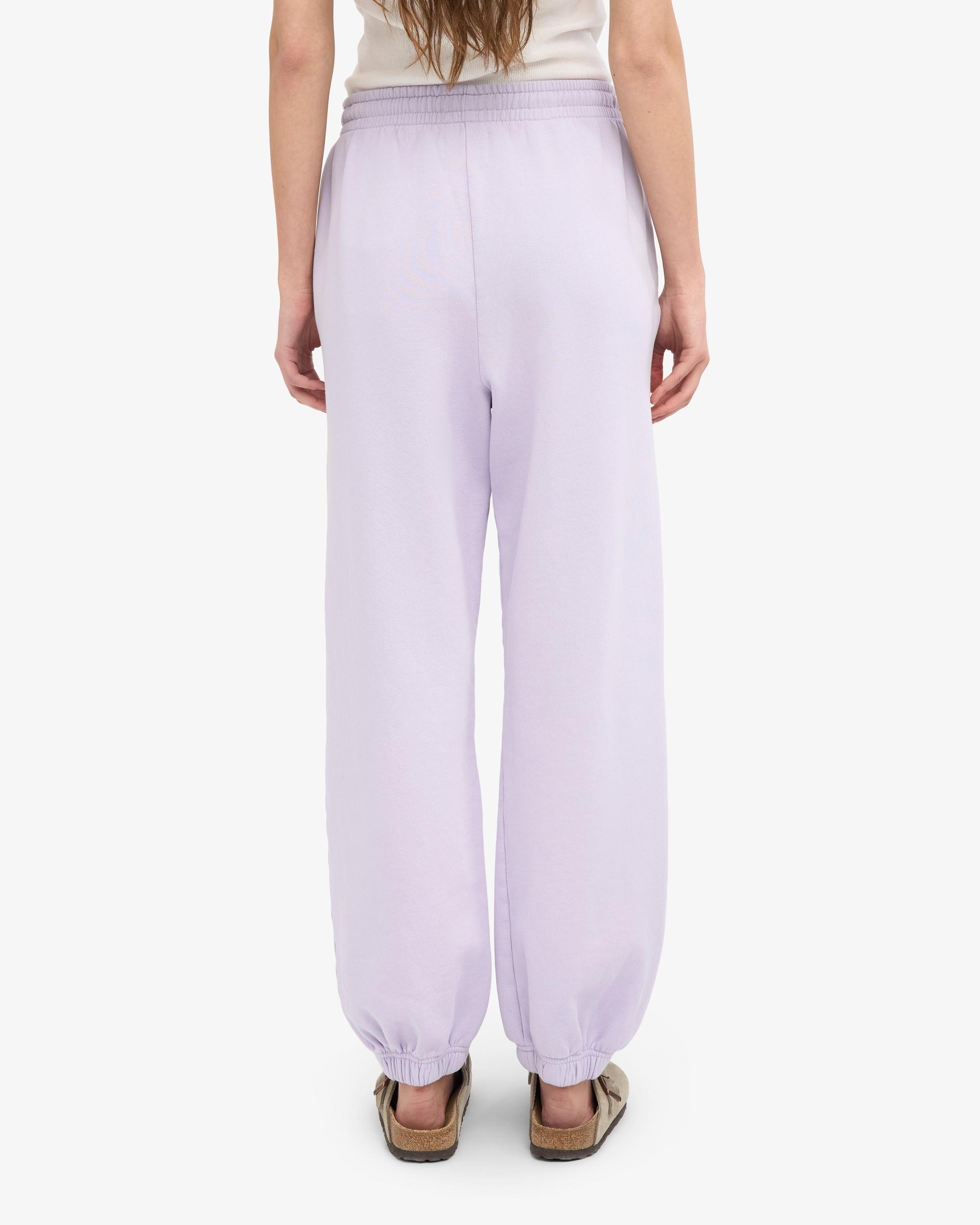 Organic Relaxed Sweatpants - Soft Lavender Product Image