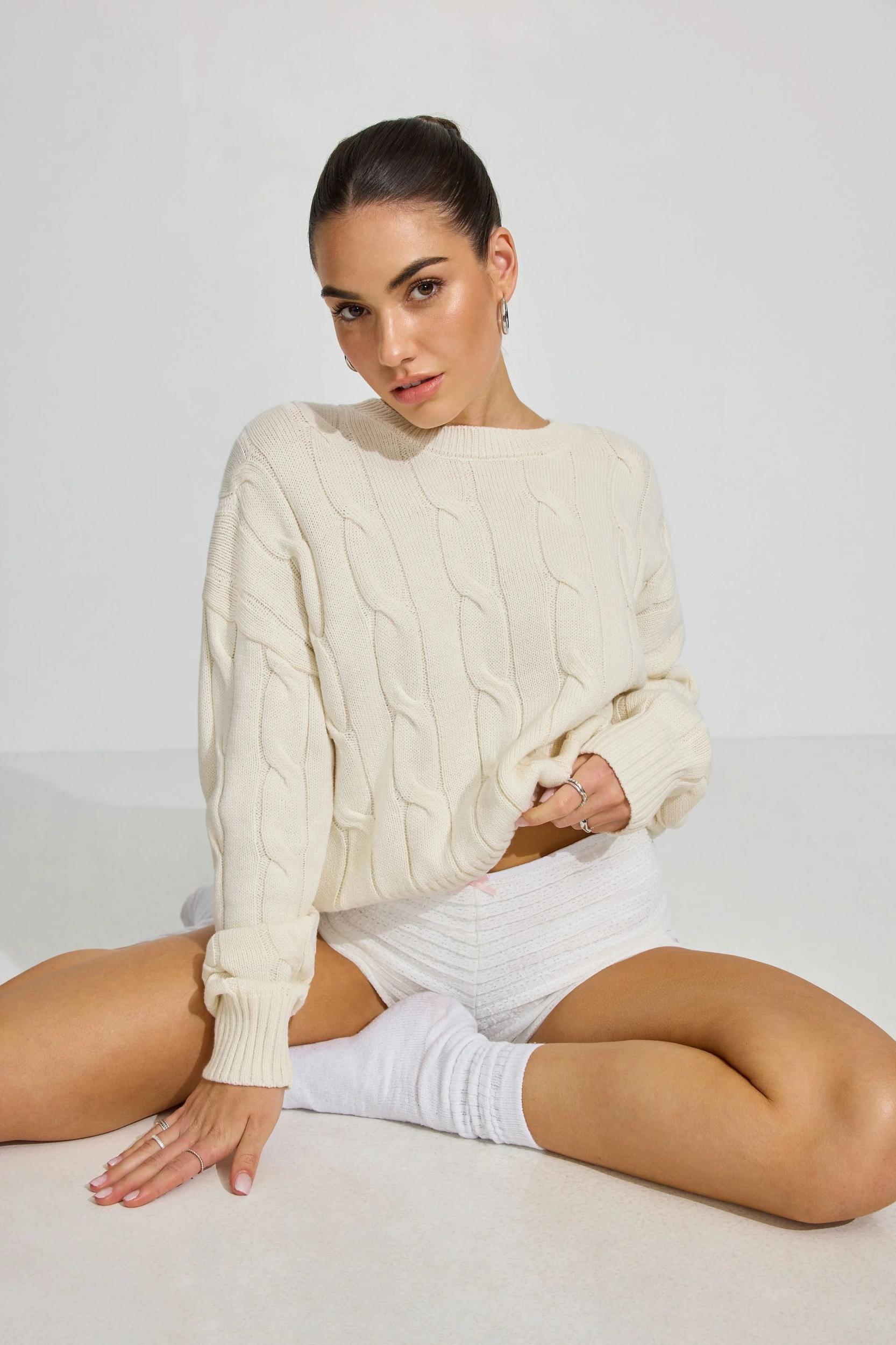 Long Sleeve Boatneck Top Product Image
