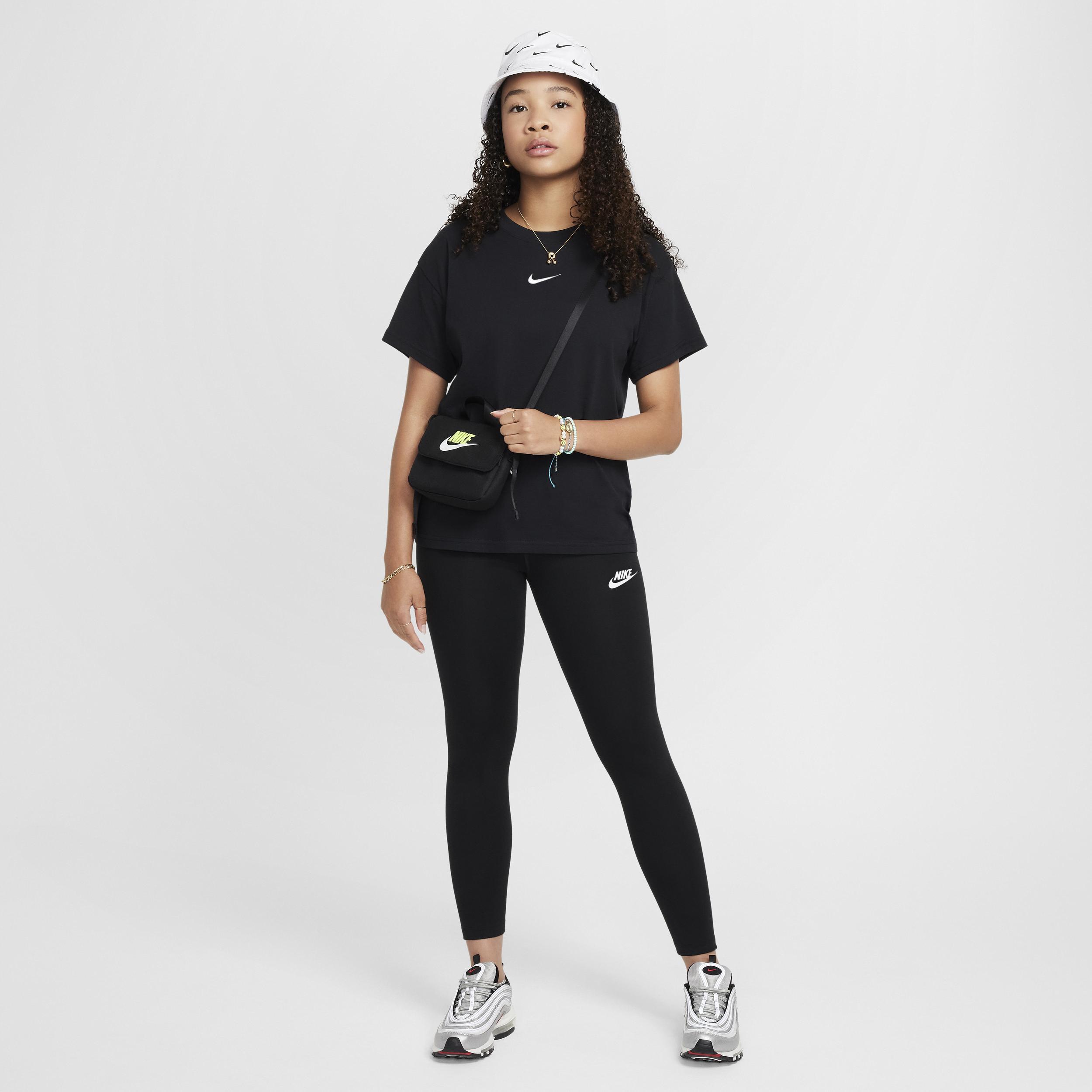 Womens Nike Sportswear Classic Girls High-Waisted Leggings | FZ5583-010 Product Image