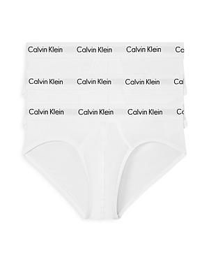 Calvin Klein Cotton Stretch Moisture Wicking Hip Briefs, Pack of 3 Product Image