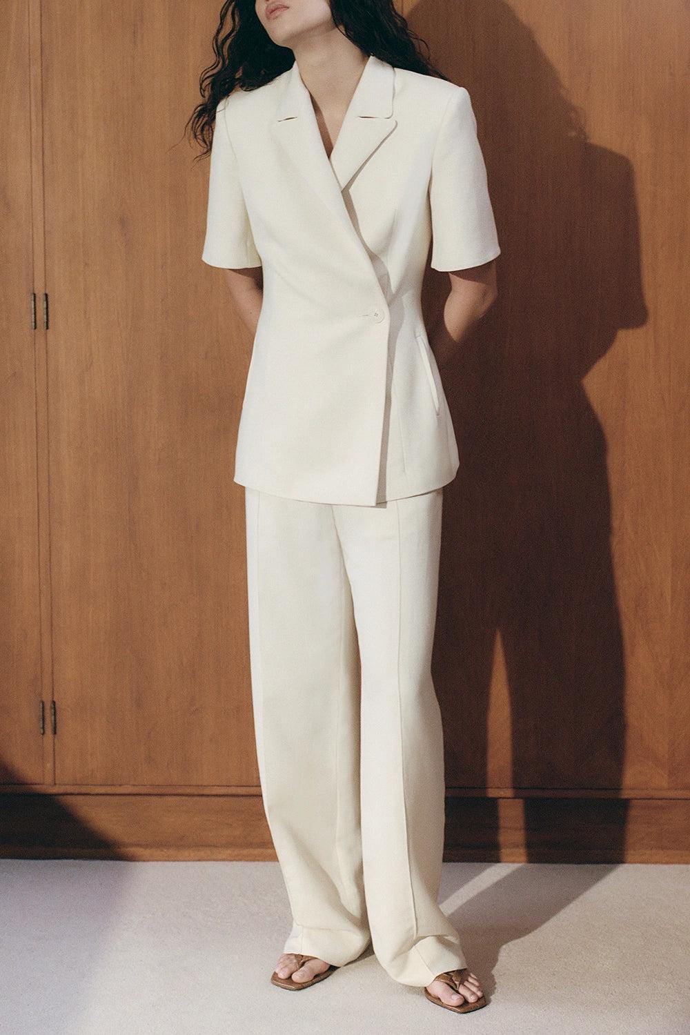 Lenza Trouser Beige - Final Sale Product Image
