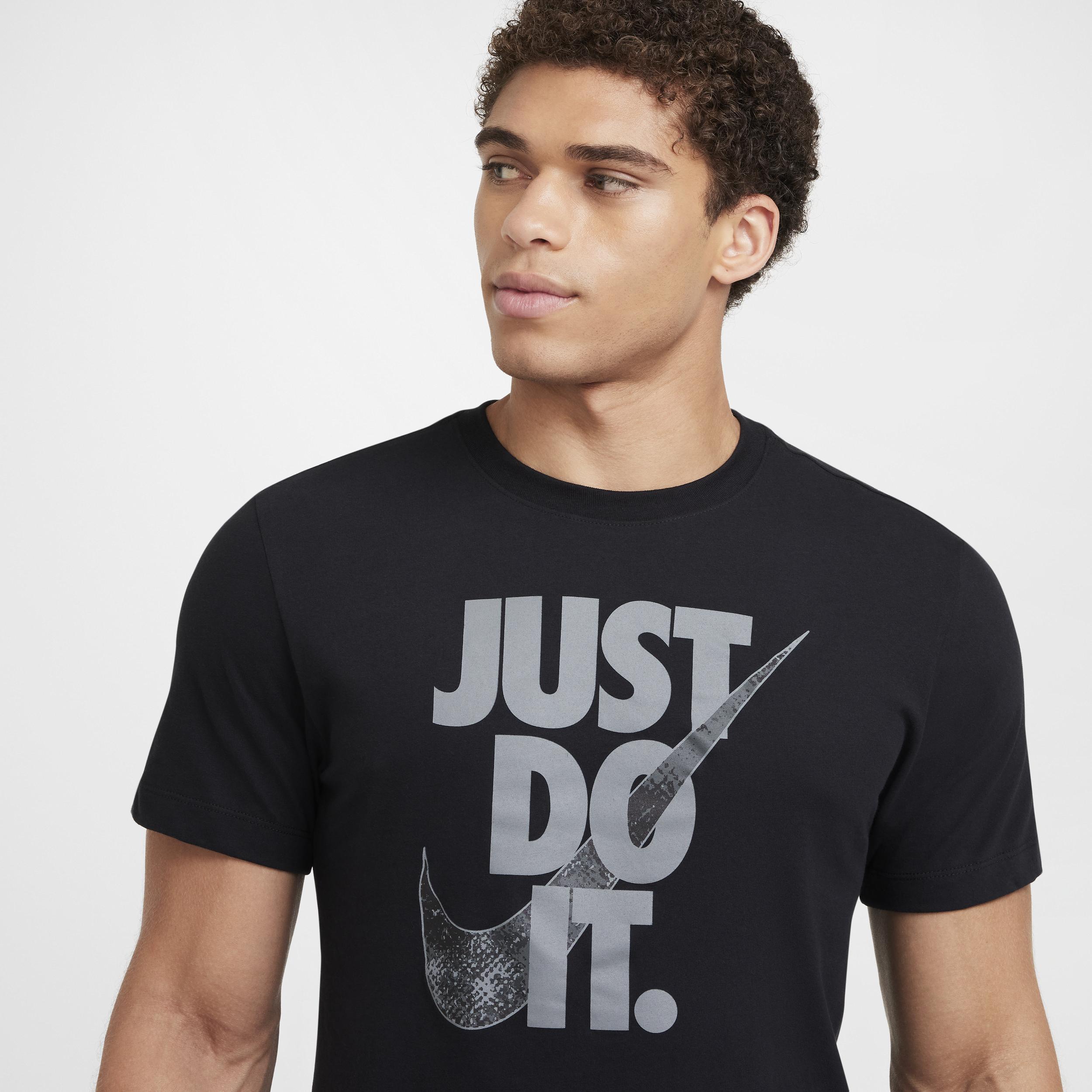 Men's Nike Dri-FIT Fitness Tee, Size: Small, Black Product Image