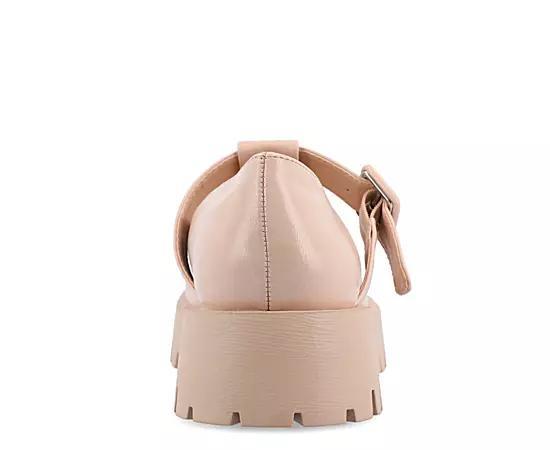 Journee Suvi Tru Comfort Foam Womens Mary Jane Flats Ivory Product Image