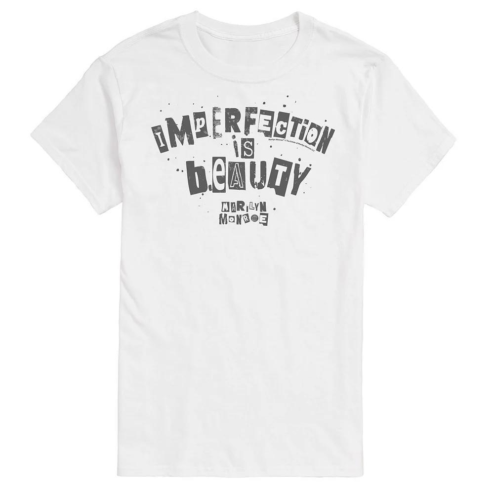 Mens Marilyn Monroe Imperfection Beauty Tee Product Image