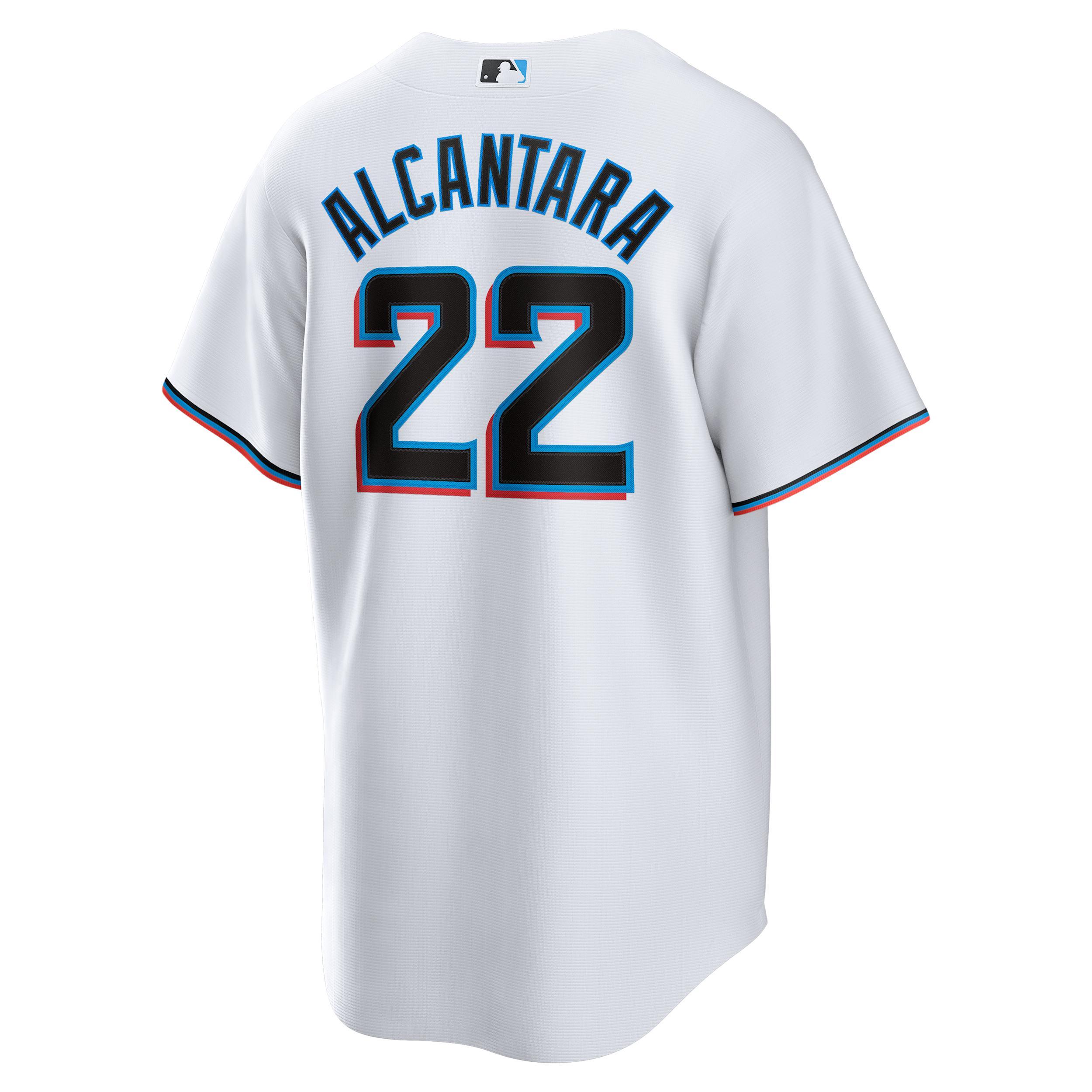 Sandy Alcantara Miami Marlins Nike Men's MLB Replica Jersey Product Image
