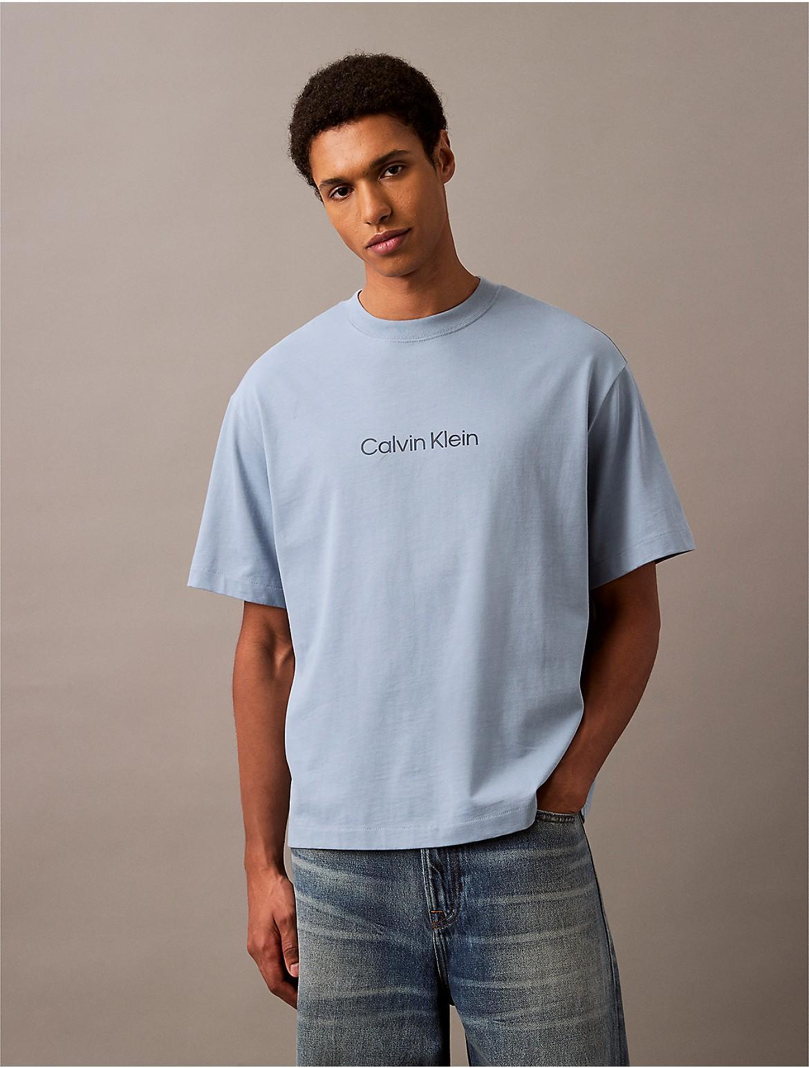 Calvin Klein Mens Standard Logo Relaxed Tee Product Image