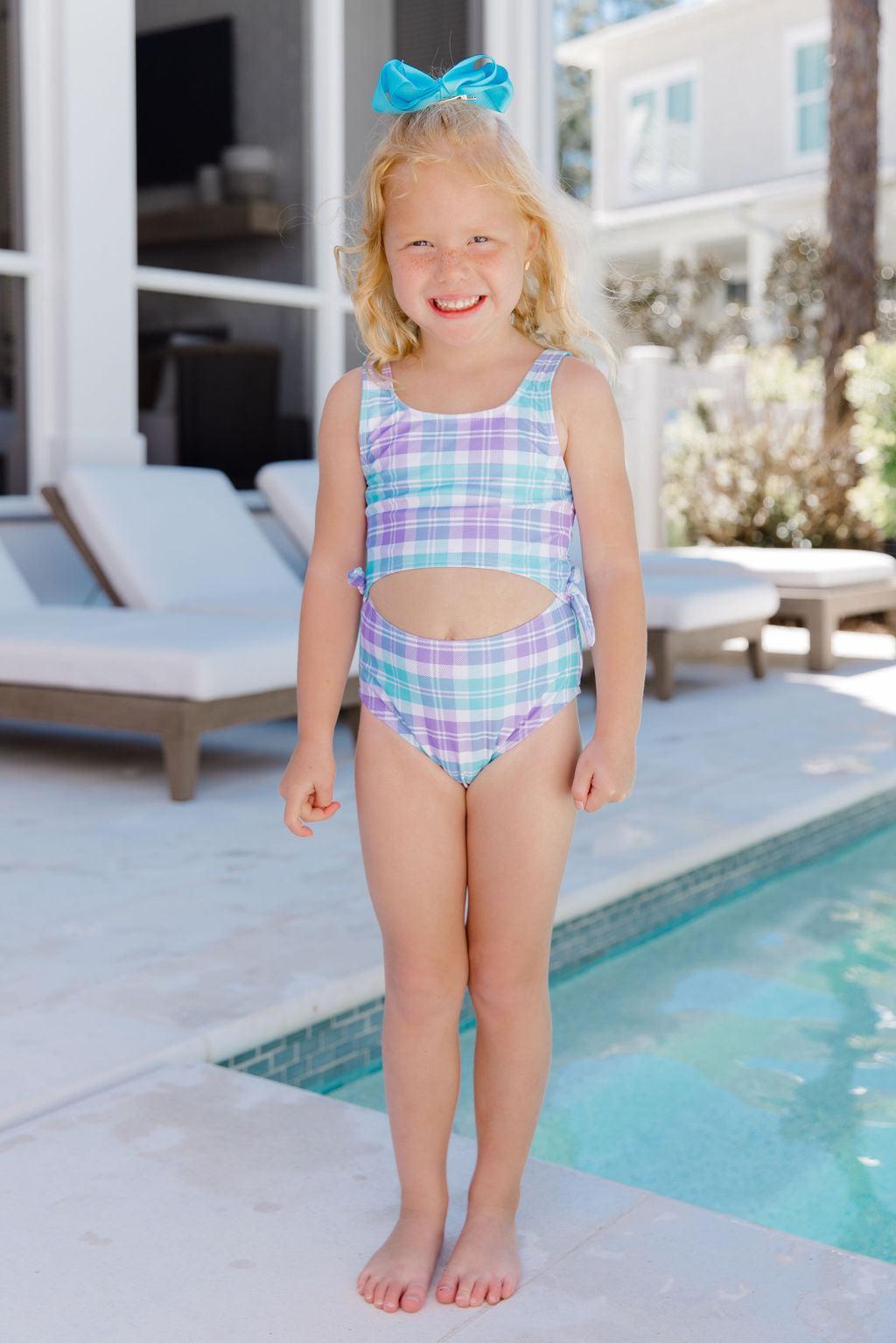 Kid's Sandy Shores Side One Piece Swimsuit FINAL SALE Product Image
