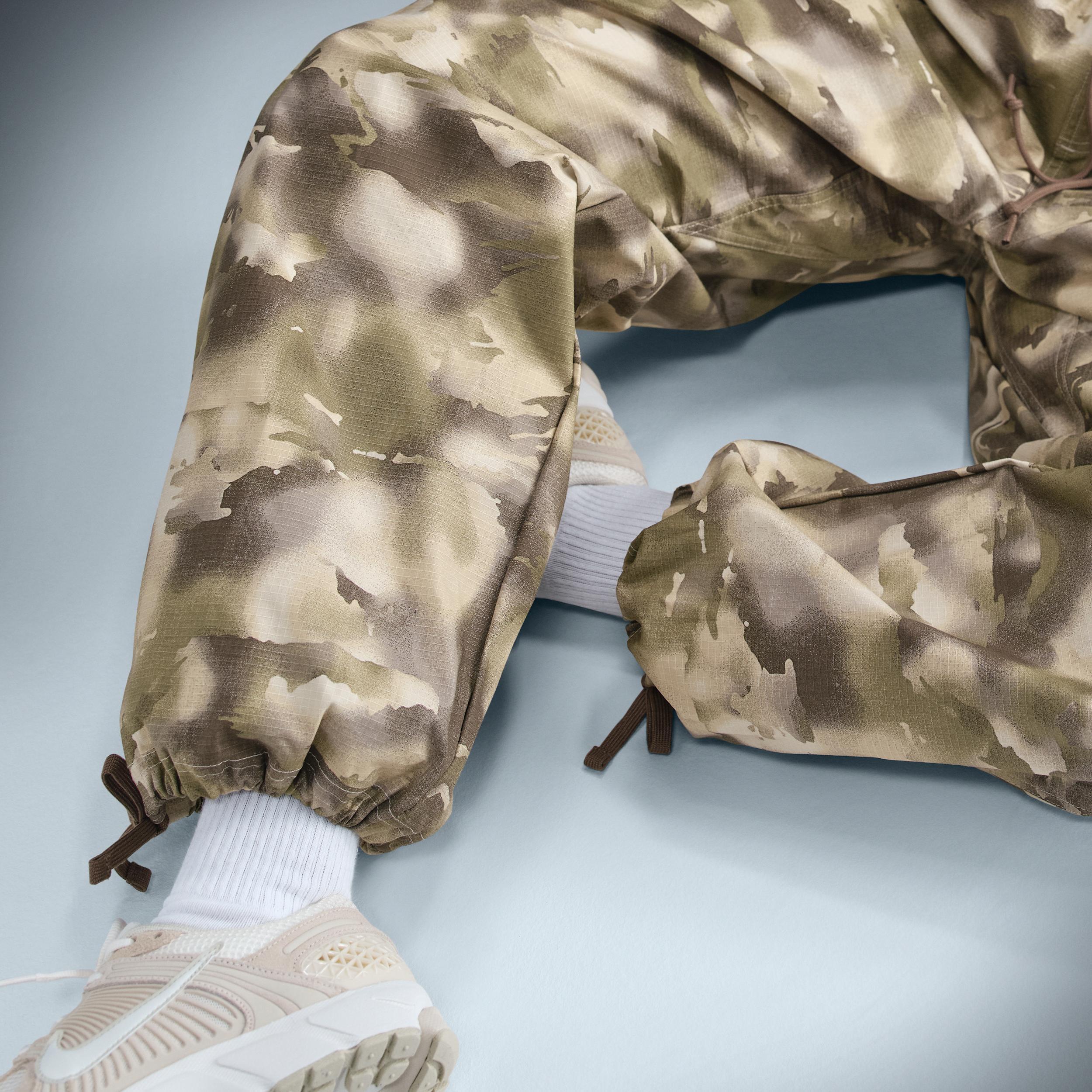Women's Nike Sportswear Mid-Rise Oversized Camo Cargo Pants Product Image