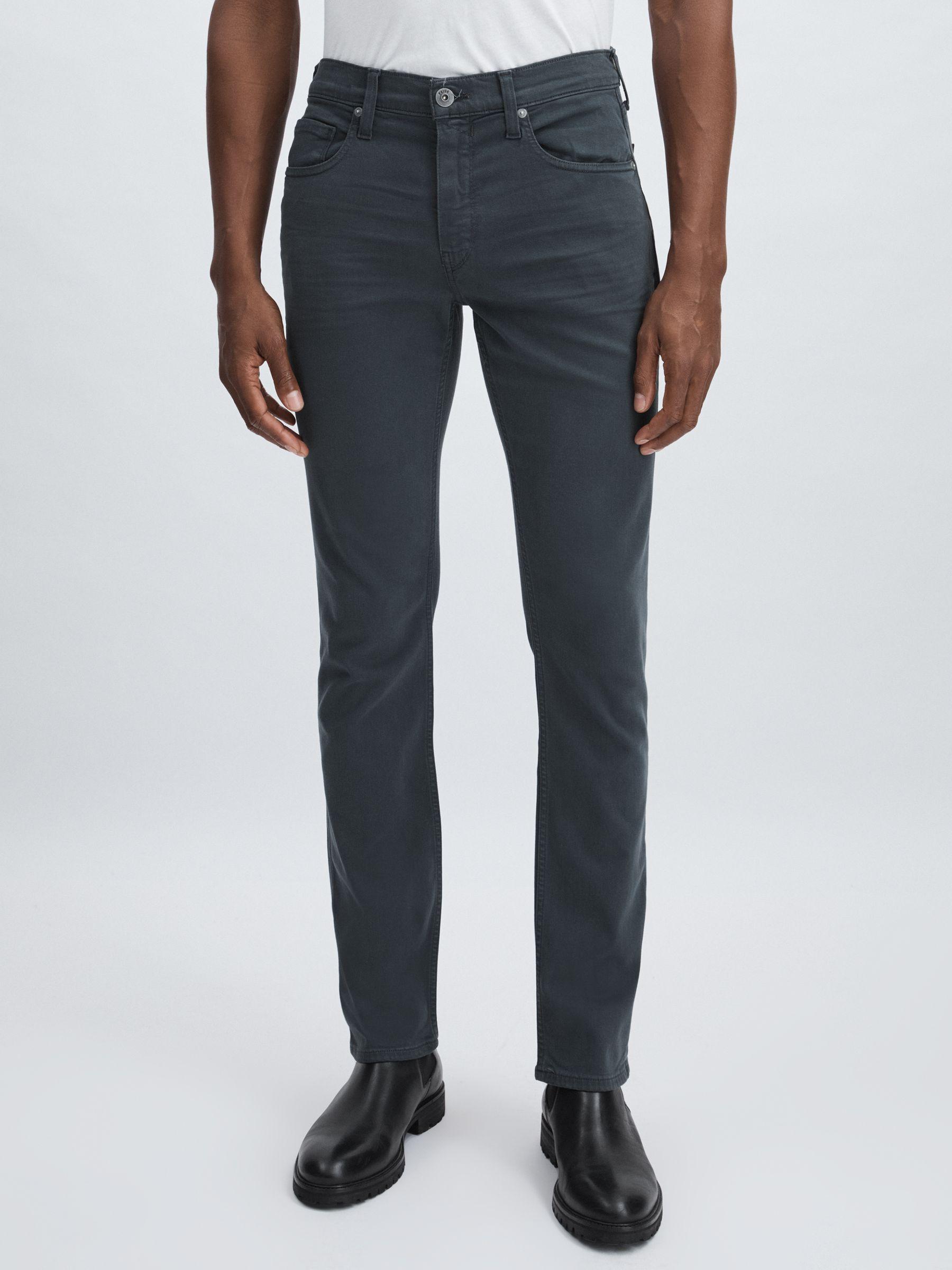 Paige Slim Straight-Leg Jeans in Vintage Onyx Blue Product Image