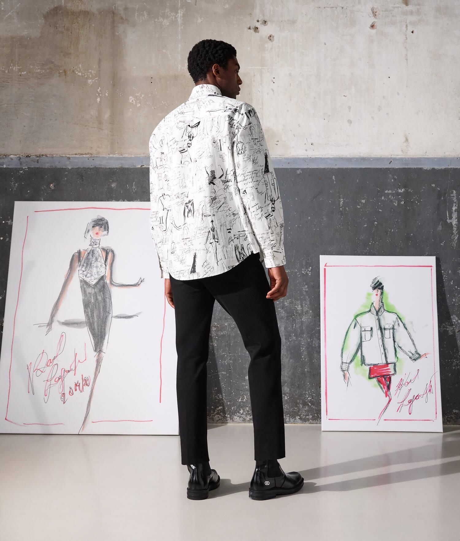 SKETCHED SHIRT HANDPICKED BY HUN KIM Product Image