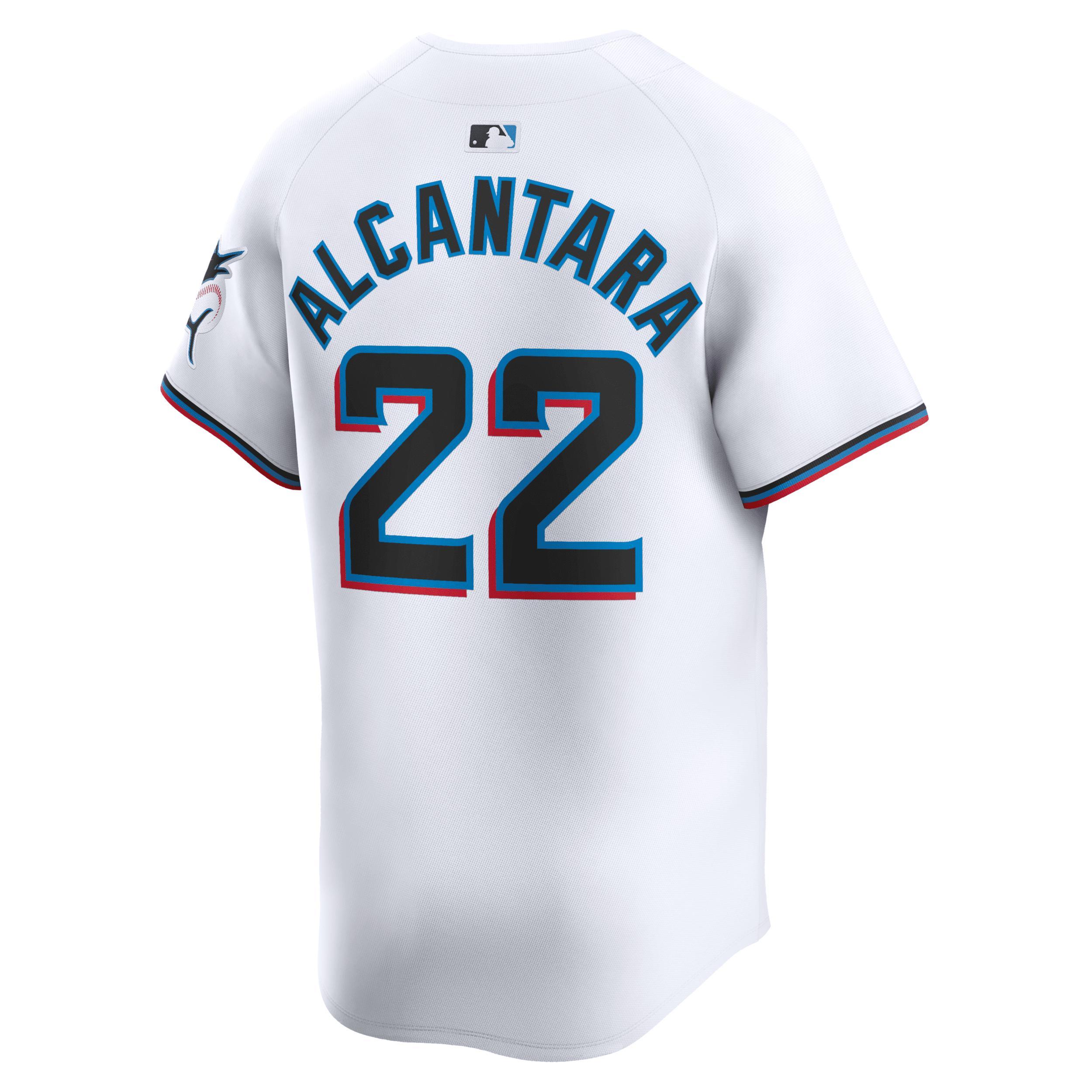 Men's Nike Sandy Alcantara White Miami Marlins Home Limited Player Jersey, Size: XL Product Image