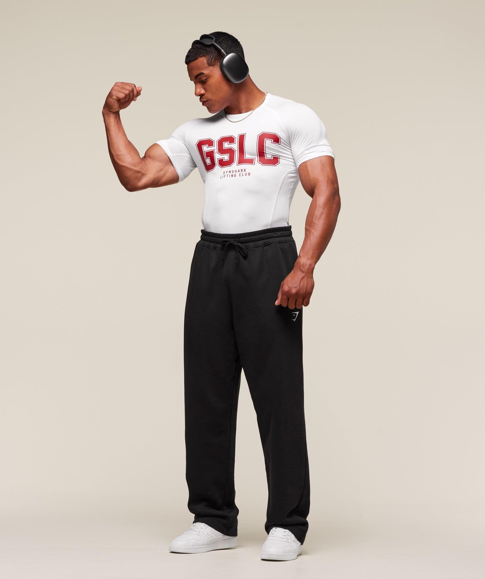 Gymshark GSLC Baselayer T-Shirt - White Male Product Image