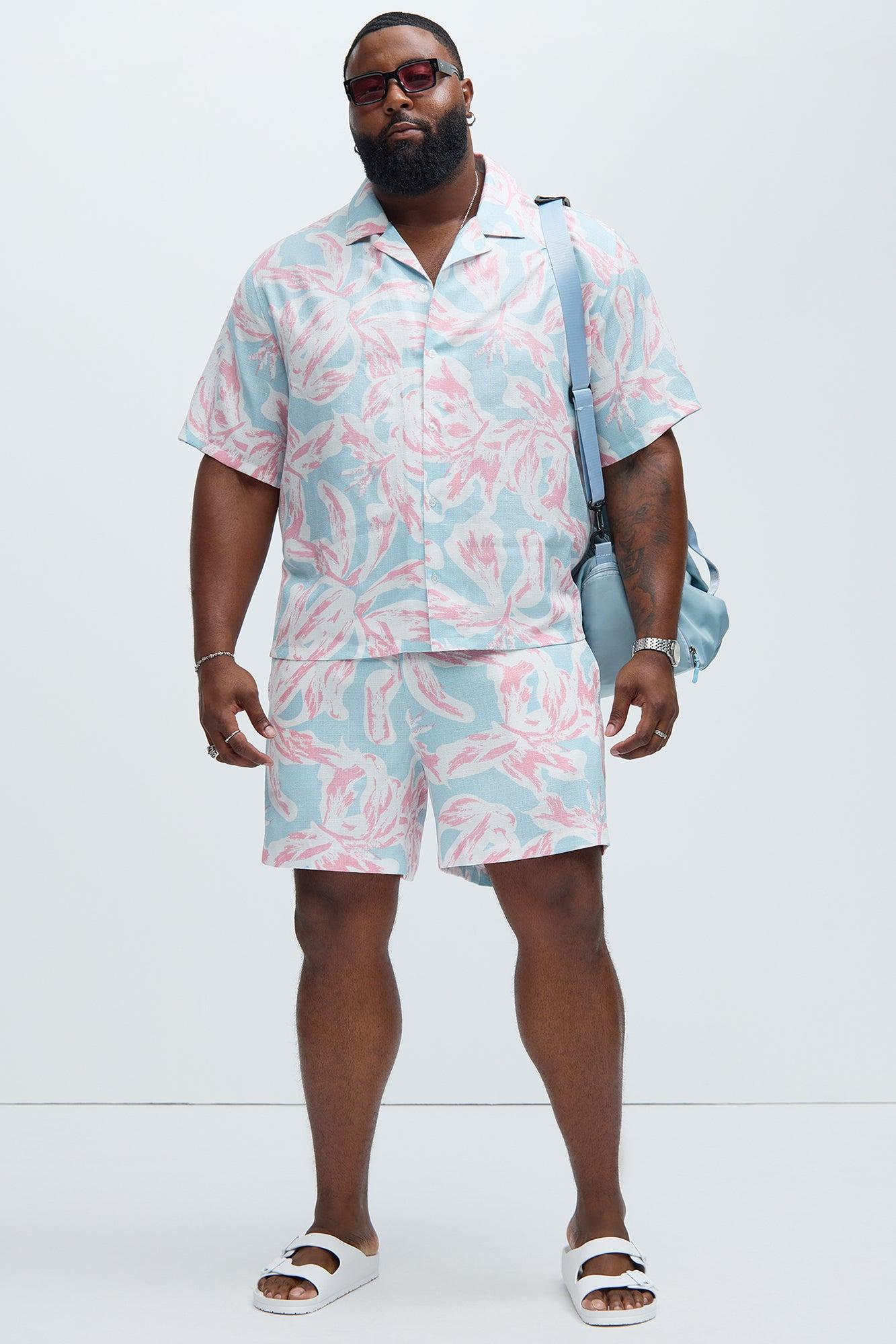 Pastel Floral Shirt - Pink/combo Product Image