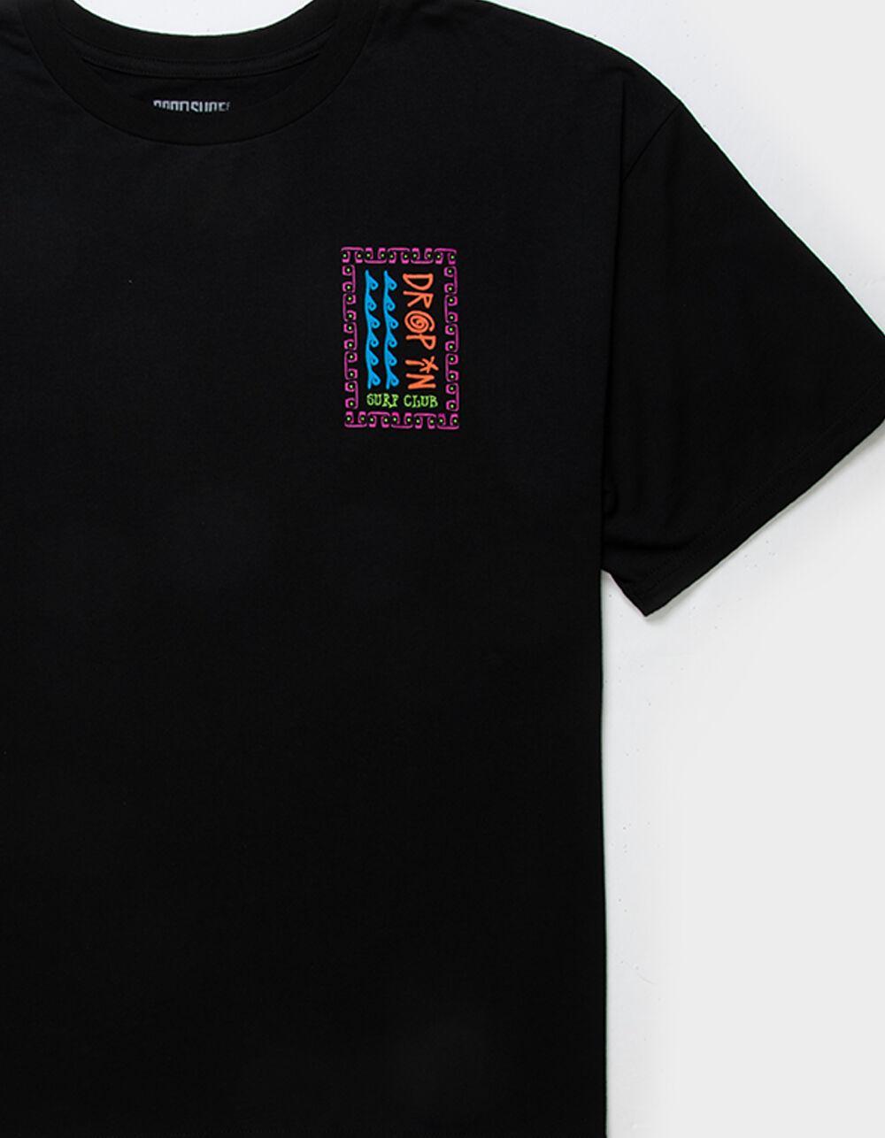 DROP IN SURF CLUB Lay Back Mens Tee - BLACK Product Image