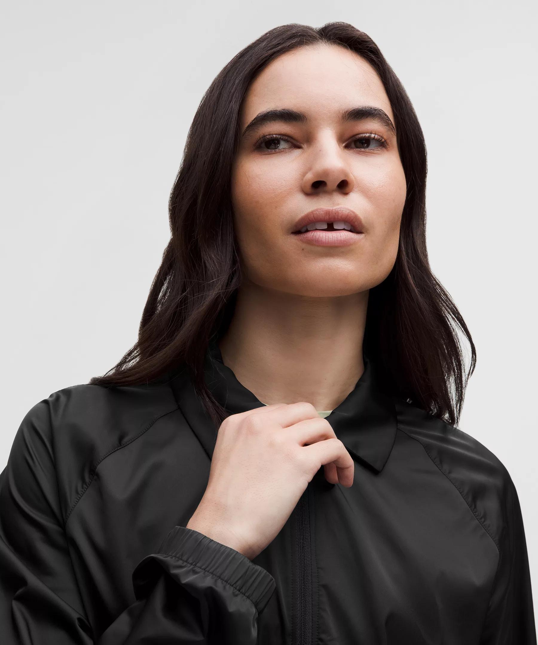 Stretch Satin Nylon Jacket Product Image