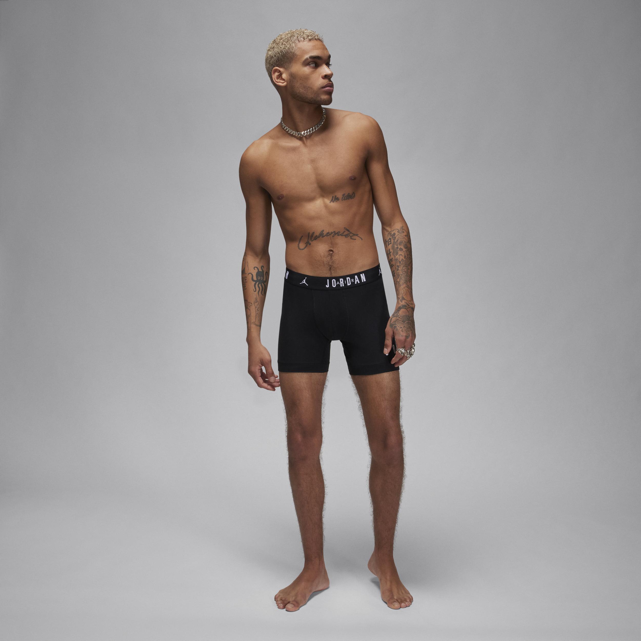 Jordan Dri-FIT Cotton Essentials Men's Flight Boxer Briefs (2-Pack) Product Image