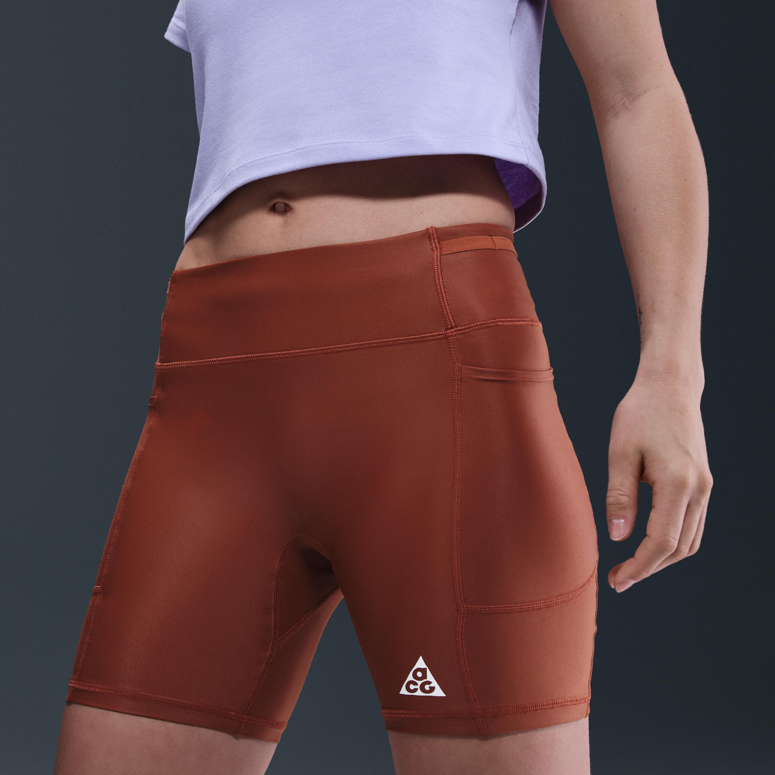 Women's Nike ACG "Tree Frog" Dri-FIT ADV Mid-Rise 6" Shorts Product Image
